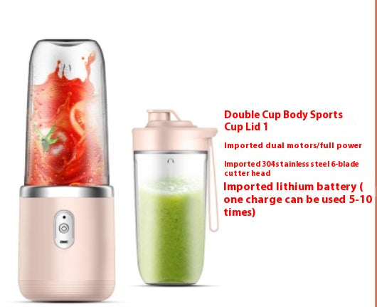 6-Blade Portable USB Blender for Smoothies and Juicing