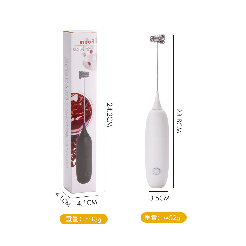 Handheld Electric Milk Frother for Home Baking