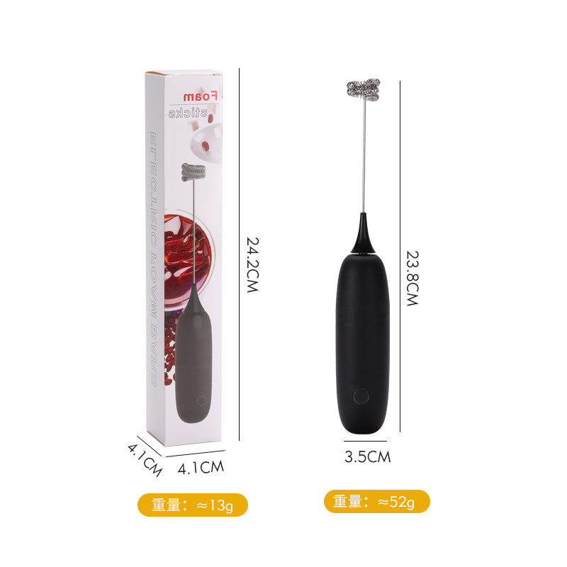 Handheld Electric Milk Frother for Home Baking