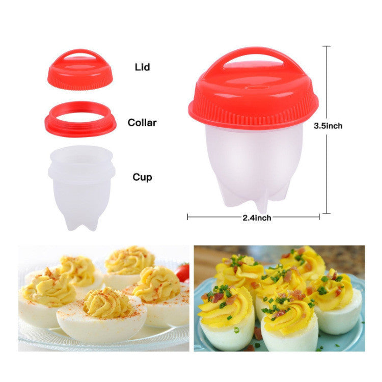 Egglettes Silicone Egg Cooker - Mini Steamer (Set of 6)