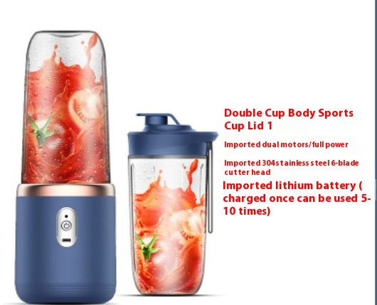 6-Blade Portable USB Blender for Smoothies and Juicing